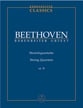 String Quartets, Op. 18 Study Scores sheet music cover